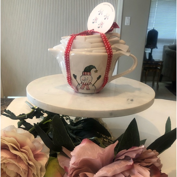 New Rae Dunn Snowman Measuring Cups - Picture 1 of 6